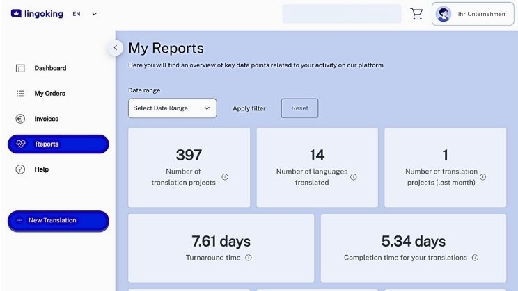 Customer Area Reports