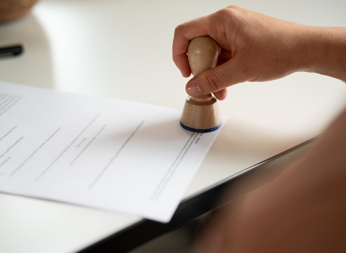 Translator puts stamp on translation