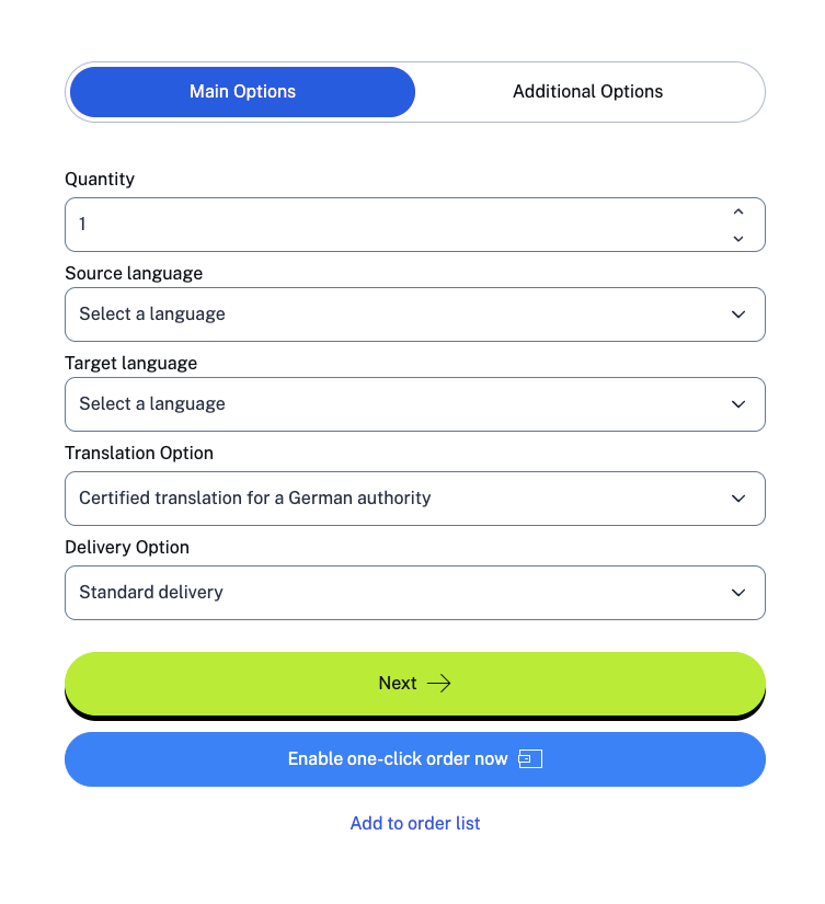 1-click-order Customer Area 1-click-order Customer Area